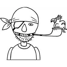 Pirate (Careers and Professions) coloring page #105164 to print and color