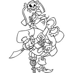 Pirate (Careers and Professions) coloring page #173336 to print and color