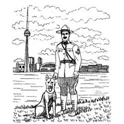 Police Officer (Careers and Professions) coloring page #105500 to print and color