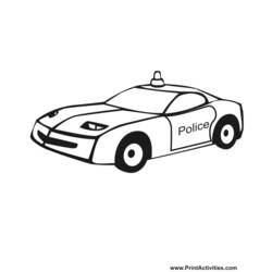 Police Officer (Careers and Professions) coloring page #105511 to print and color