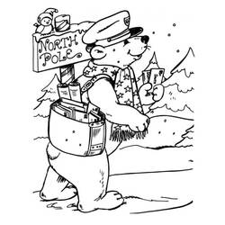 Postman (Careers and Professions) coloring page #210166 to print and color