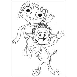 Adiboo (Cartoon Characters) coloring page #206099 to print and color