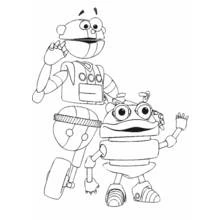 Adiboo (Cartoon Characters) coloring page #23677 to print and color