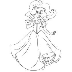 Coloring page: Ariel (Cartoon Characters) #178450 - Free Printable Coloring Pages