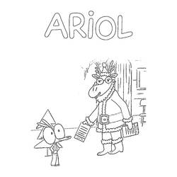Coloring pages: Ariol - Free Printable Coloring Pages