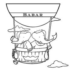Babar (Cartoon Characters) coloring page #199714 to print and color