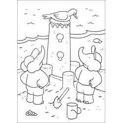 Babar (Cartoon Characters) coloring page #27871 to print and color