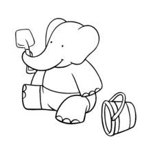 Babar (Cartoon Characters) coloring page #27880 to print and color