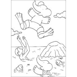 Babar (Cartoon Characters) coloring page #27882 to print and color