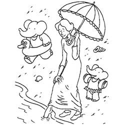 Babar (Cartoon Characters) coloring page #27896 to print and color