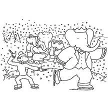 Babar (Cartoon Characters) coloring page #27994 to print and color