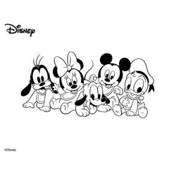 Coloring pages: Baby Disney - Free Printable Coloring Pages