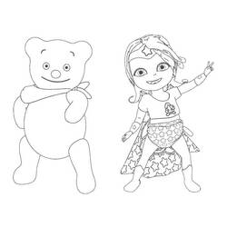Coloring pages: Baby Lilly - Free Printable Coloring Pages