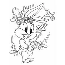 Coloring page: Baby Looney Tunes (Cartoon Characters) #26597 - Free Printable Coloring Pages