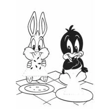 Coloring page: Baby Looney Tunes (Cartoon Characters) #26679 - Free Printable Coloring Pages