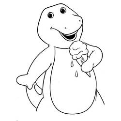 Coloring pages: Barney - Free Printable Coloring Pages