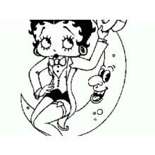 Betty Boop (Cartoon Characters) coloring page #25987 to print and color