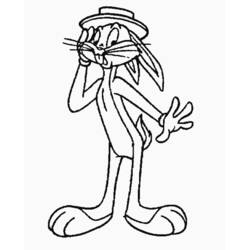 Coloring page: Bugs Bunny (Cartoon Characters) #26339 - Free Printable Coloring Pages