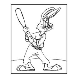 Coloring page: Bugs Bunny (Cartoon Characters) #26364 - Free Printable Coloring Pages