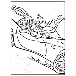 Coloring page: Bugs Bunny (Cartoon Characters) #26411 - Free Printable Coloring Pages