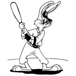 Coloring page: Bugs Bunny (Cartoon Characters) #26453 - Free Printable Coloring Pages