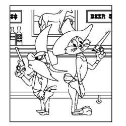 Coloring page: Bugs Bunny (Cartoon Characters) #26478 - Free Printable Coloring Pages