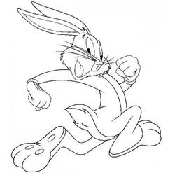 Coloring page: Bugs Bunny (Cartoon Characters) #26494 - Free Printable Coloring Pages