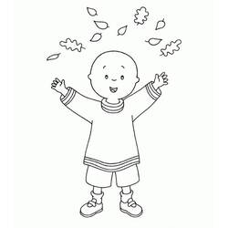Caillou (Cartoon Characters) coloring page #178517 to print and color