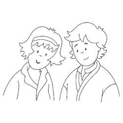 Caillou (Cartoon Characters) coloring page #178524 to print and color