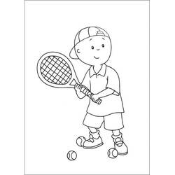 Caillou (Cartoon Characters) coloring page #178539 to print and color