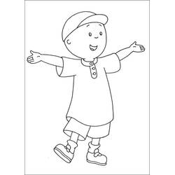 Caillou (Cartoon Characters) coloring page #178542 to print and color