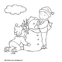 Caillou (Cartoon Characters) coloring page #36170 to print and color