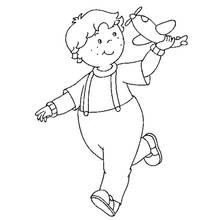 Caillou (Cartoon Characters) coloring page #36185 to print and color