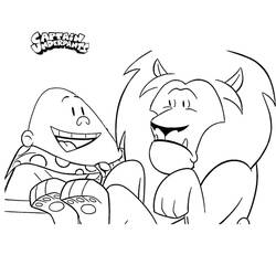 Coloring pages: Captain Underpants - Free Printable Coloring Pages