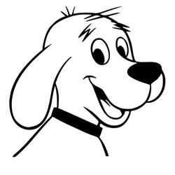 Clifford (Cartoon Characters) coloring page #197945 to print and color