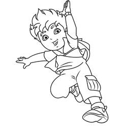 Coloring pages: Diego - Free Printable Coloring Pages