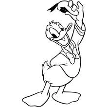 Donald Duck (Cartoon Characters) coloring page #30125 to print and color