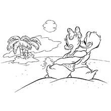 Donald Duck (Cartoon Characters) coloring page #30129 to print and color