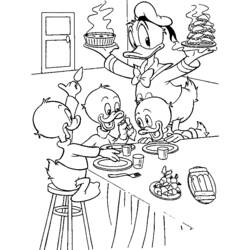Donald Duck (Cartoon Characters) coloring page #30188 to print and color
