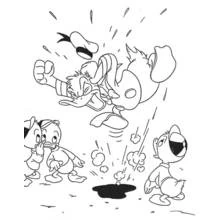Donald Duck (Cartoon Characters) coloring page #30198 to print and color