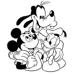 Donald Duck (Cartoon Characters) coloring page #30199 to print and color