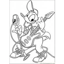 Donald Duck (Cartoon Characters) coloring page #30218 to print and color