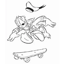 Donald Duck (Cartoon Characters) coloring page #30232 to print and color