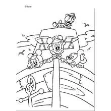 Donald Duck (Cartoon Characters) coloring page #30335 to print and color