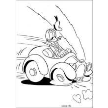 Donald Duck (Cartoon Characters) coloring page #30363 to print and color