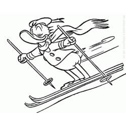 Donald Duck (Cartoon Characters) coloring page #30364 to print and color