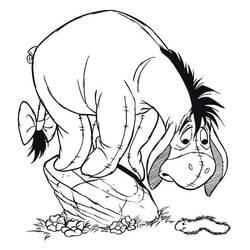 Coloring pages: Eeyore - Free Printable Coloring Pages