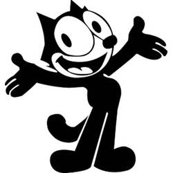 Coloring pages: Felix the Cat - Free Printable Coloring Pages