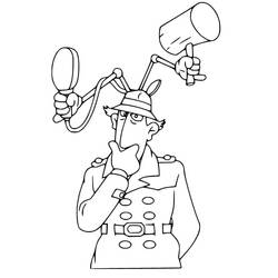 Gadget Inspector (Cartoon Characters) coloring page #203247 to print and color