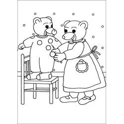 Coloring pages: Little Brown Bear - Free Printable Coloring Pages